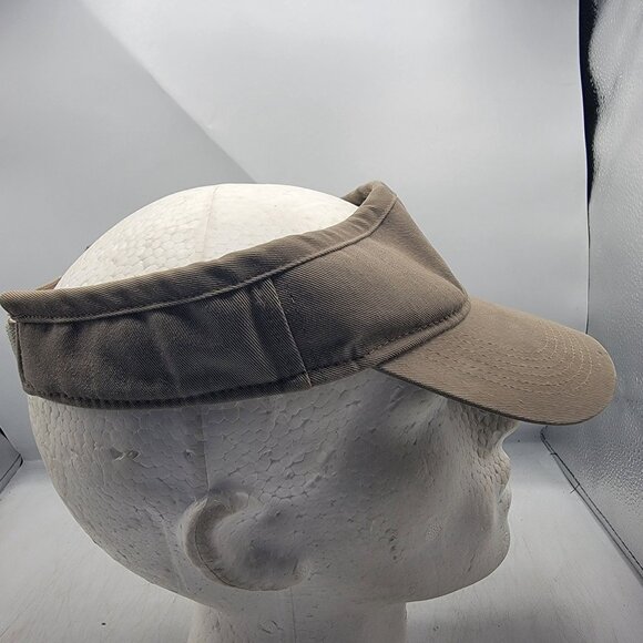 Pebble Beach Gray Golf Visor Hat Cap AHead Vintage Adjustable Casual Outdoors - Picture 4 of 7